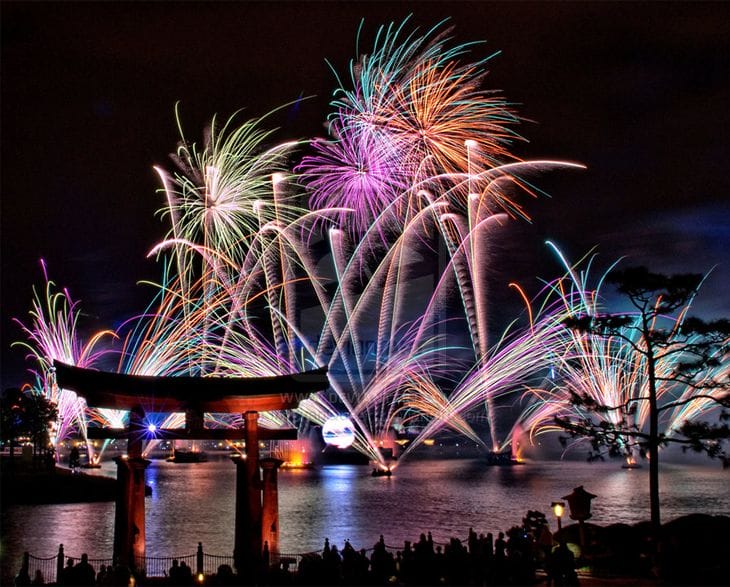 Fireworks in Japan