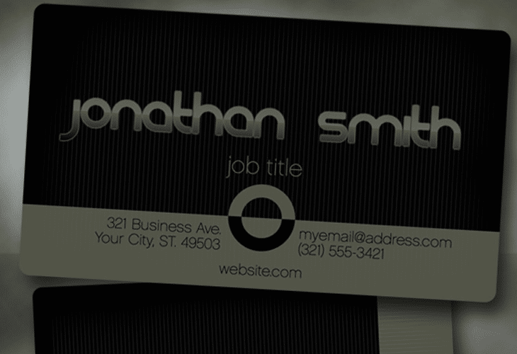 30 Beautiful Business Card Design Templates 1 Free-Business-Card-PSD-v6