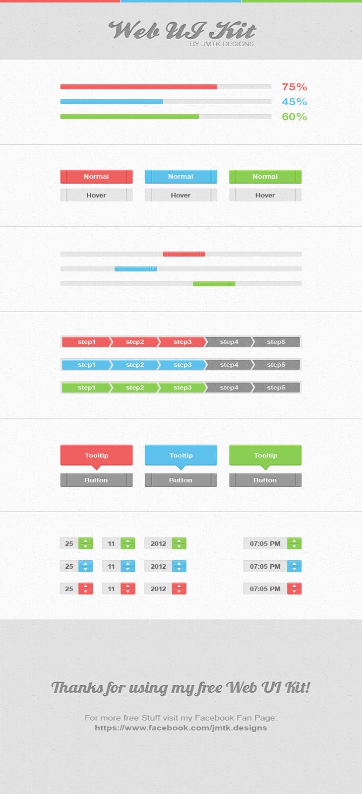 40 Beautiful User Interface Design Kits 13 Free Web UI Kit