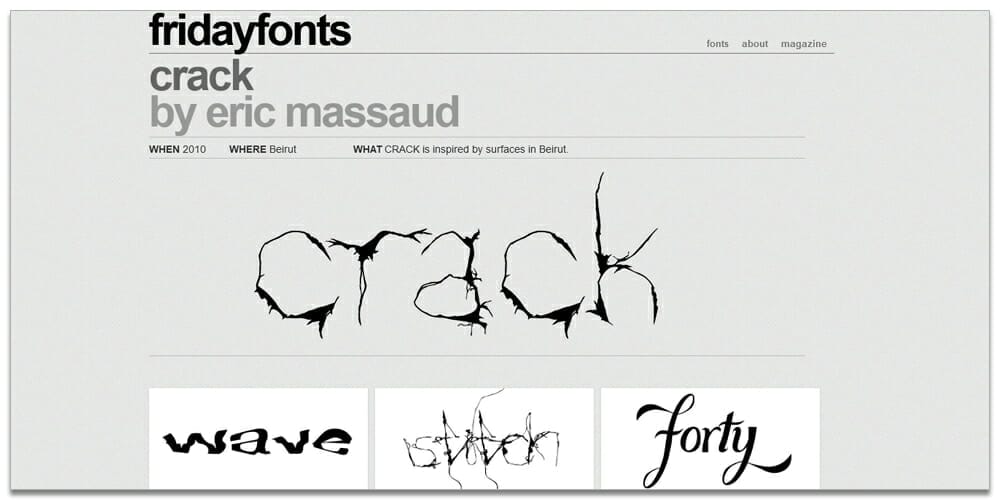 Friday Fonts