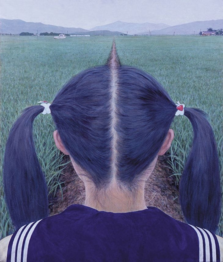 10 Incredible Examples of Funny Optical Illusions in Photos 1 Girl on a Path