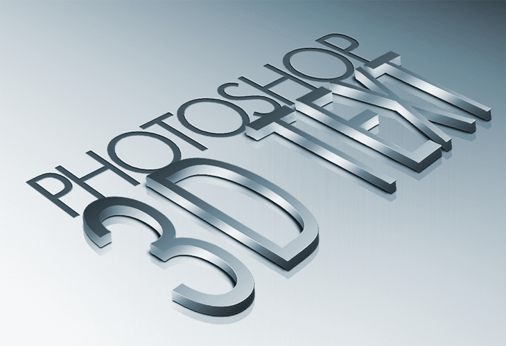 20 Best 3D Text Effect Photoshop Tutorials 3 High Quality Metal 3D Text