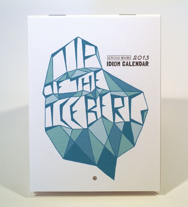 20 Awesome 2013 Calendar Designs 24 Idiom 2013 Calendar