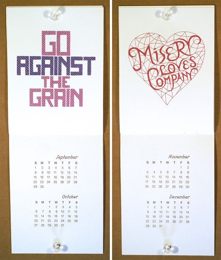 20 Awesome 2013 Calendar Designs 27 Idiom 2013 Calendar