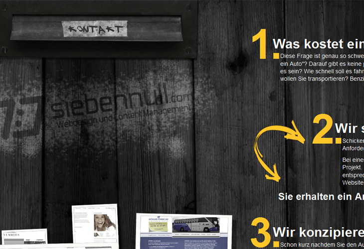 Kontakt & Impressum Websites With Parallax Scrolling