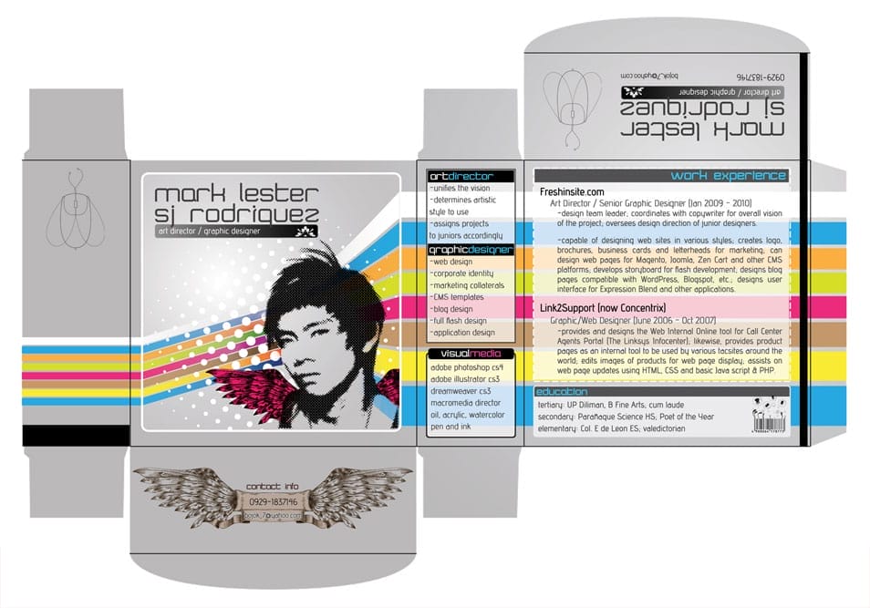 50 Creative CV/Resume Design Inspiration 24 MY CURRICULUM VITAE