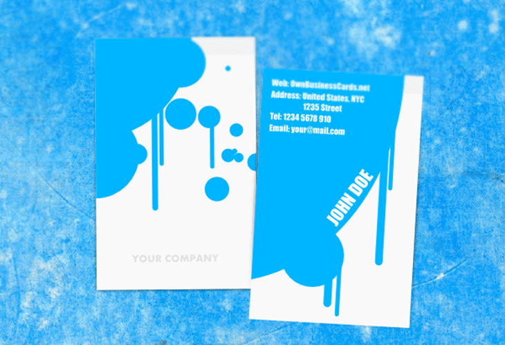 Painter Business Card Business Card Design Templates