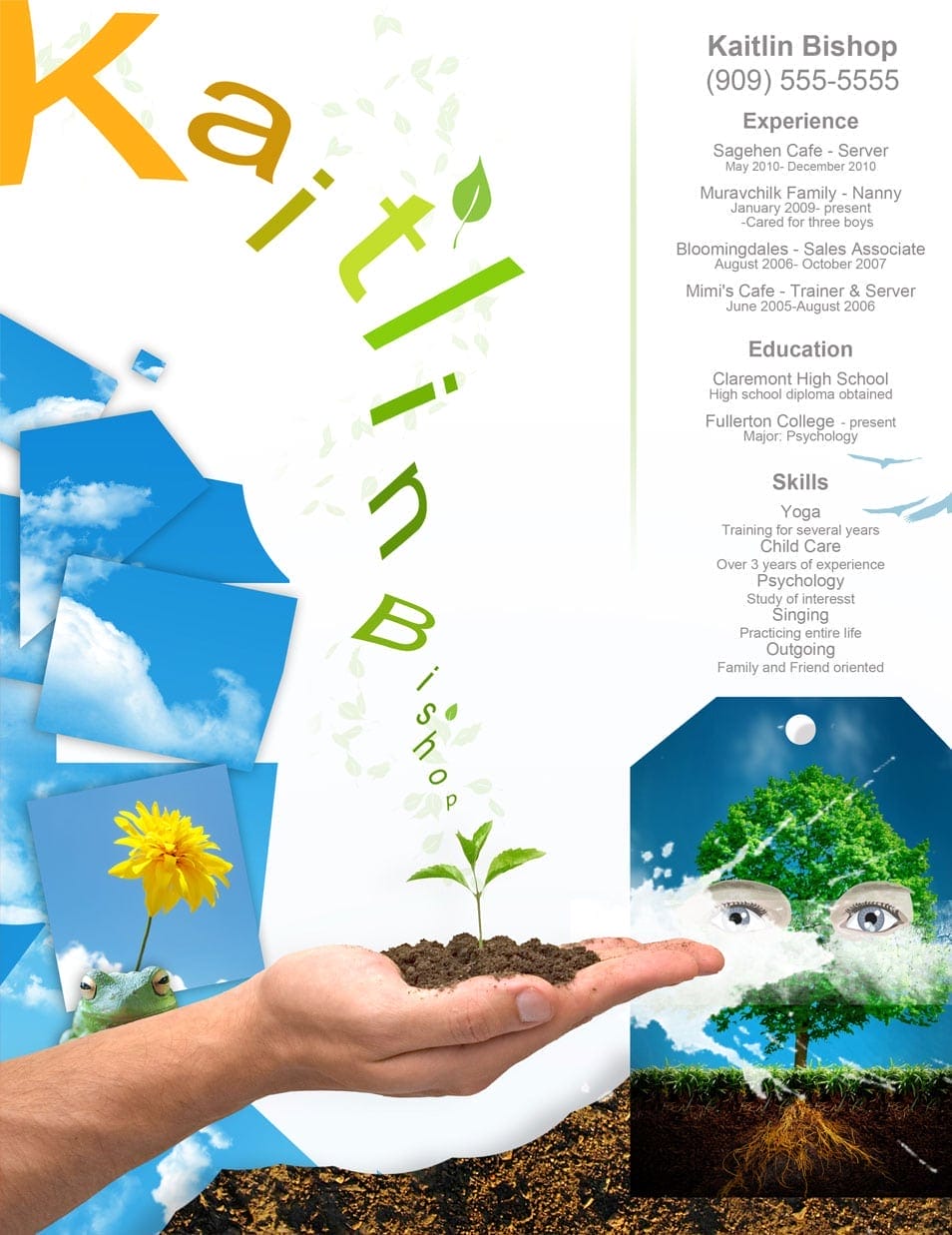 50 Creative CV/Resume Design Inspiration 32 Resume - Earthy