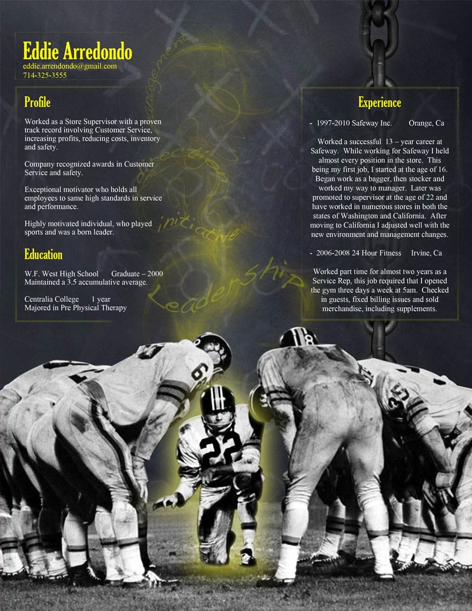 50 Creative CV/Resume Design Inspiration 35 Resume - Manager_Leader