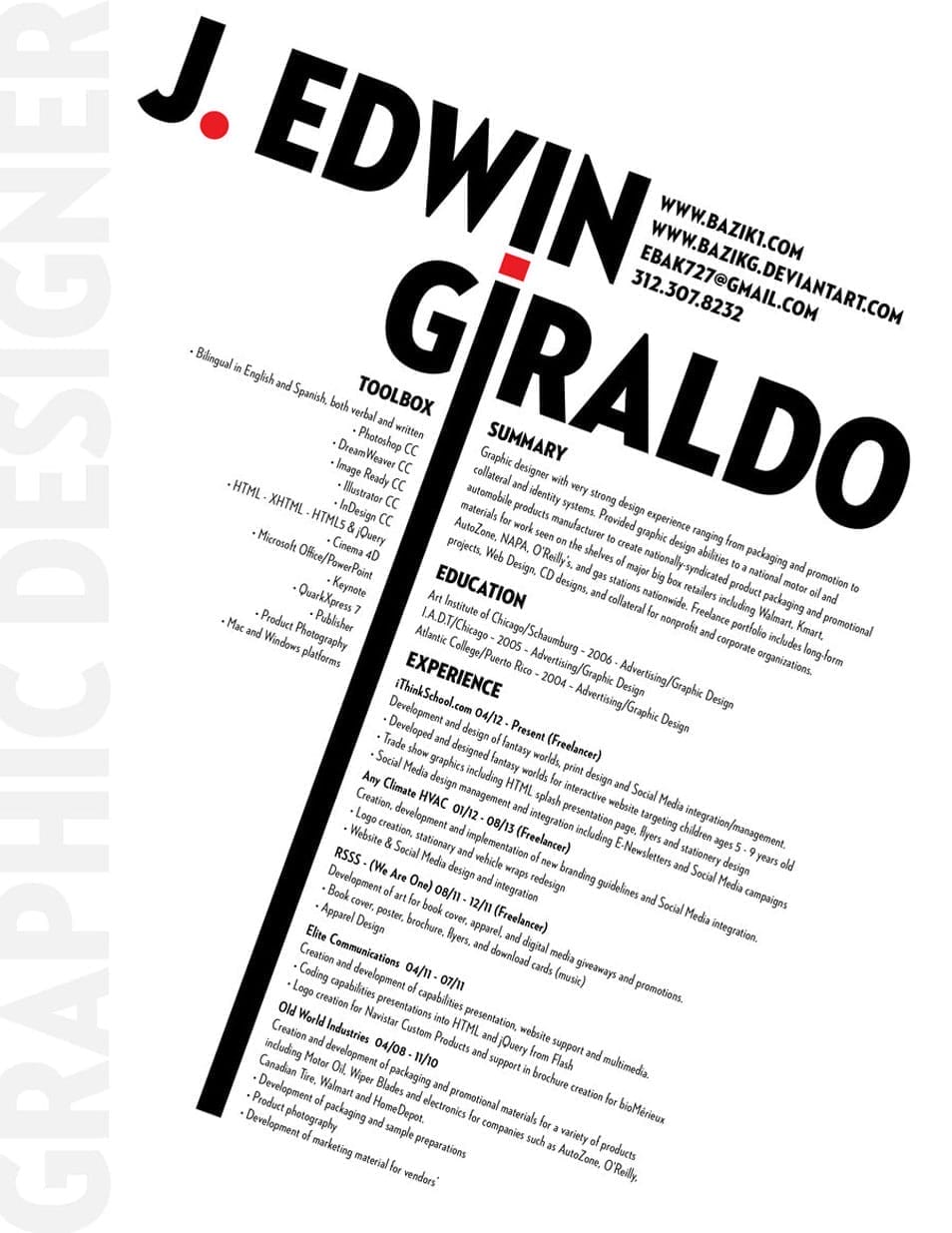 50 Creative CV/Resume Design Inspiration 7 Resume