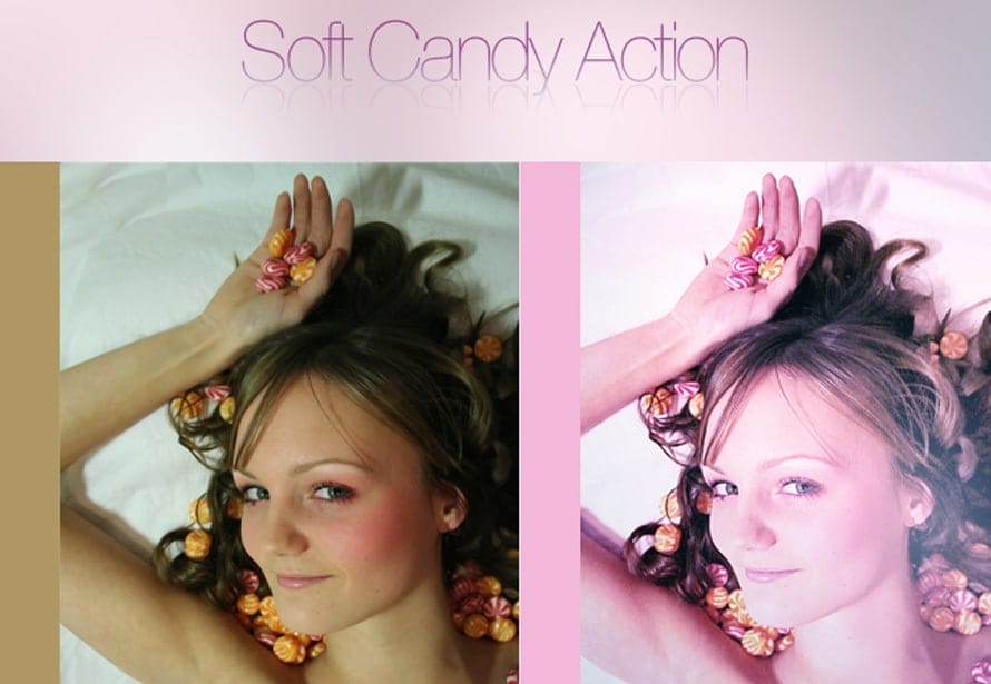 Soft Candy Photoshop Action Soft Candy Photoshop Action