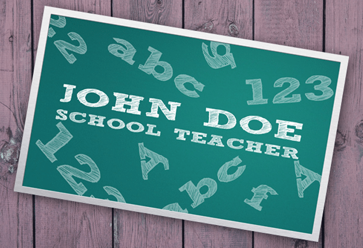 Teacher Business Card Teacher-Business-Card