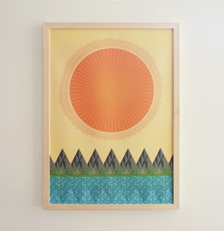 20 Awesome 2013 Calendar Designs 22 The Sun, It Shines. 2013 Calendar