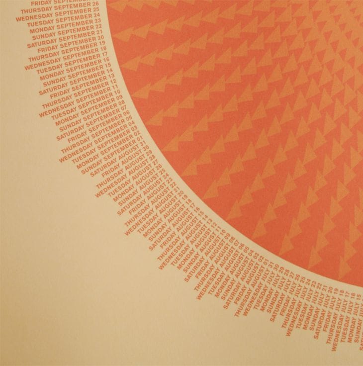 20 Awesome 2013 Calendar Designs 23 The Sun, It Shines. 2013 Calendar