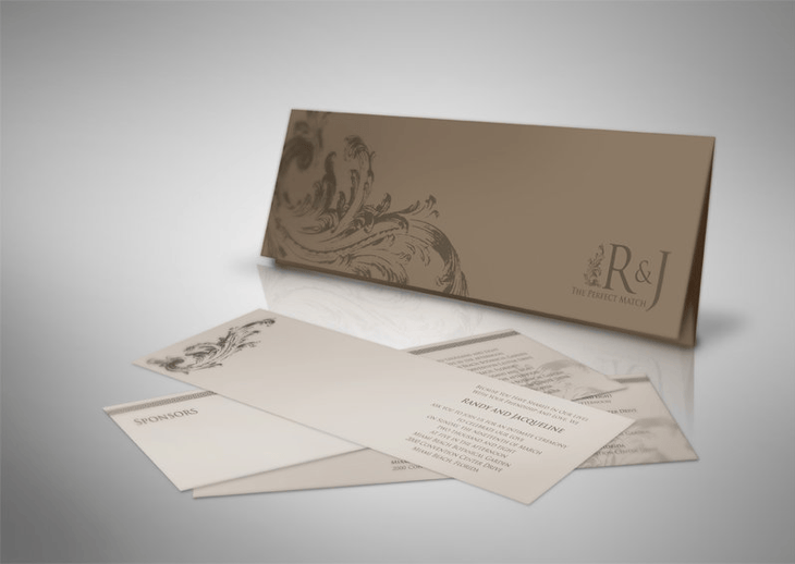 25 Examples of Stylish and Creative Designed Wedding Invitations 7 Wedding Invitation 1