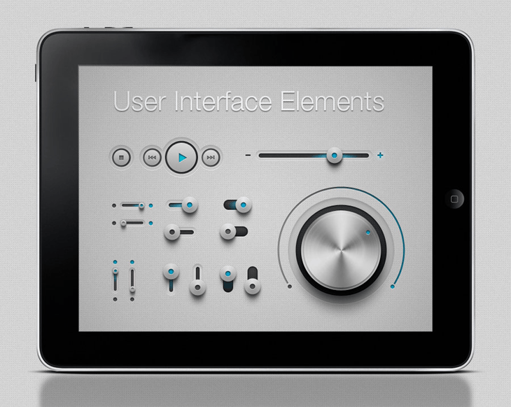 40 Beautiful User Interface Design Kits 21 iPhone and Ipad App UI Kit