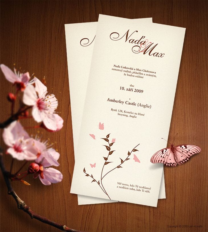 25 Examples of Stylish and Creative Designed Wedding Invitations 5 Wedding Invitation