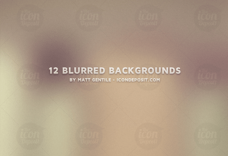 12 Blurred Backgrounds