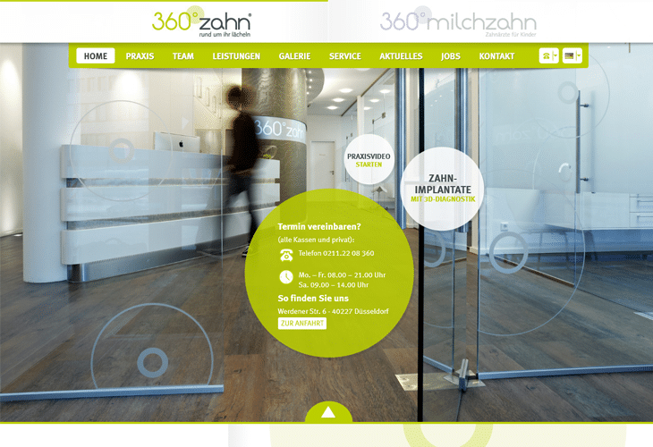 40 Best Examples of Circular Trends in Modern Web Design 26 360gradzahn