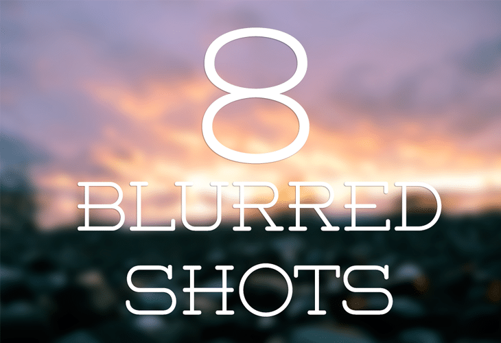 8 Blurred Landscape Images