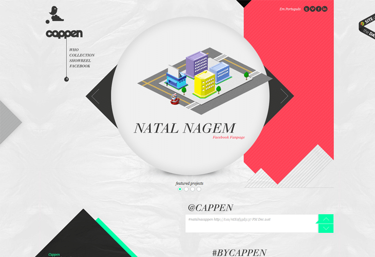 40 Best Examples of Circular Trends in Modern Web Design 21 Cappen