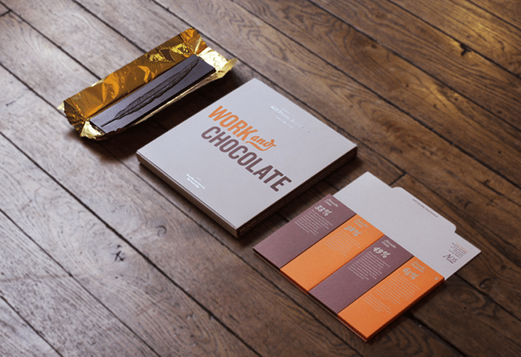 Chocolate gift packaging