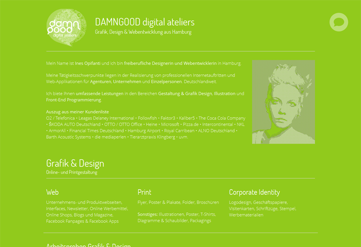 20 Awesome Green Color Website Designs for your Inspiration 5 Damngood
