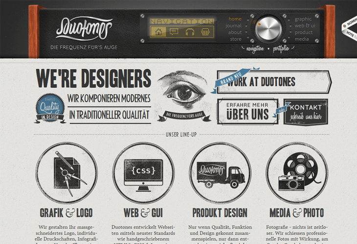 40 Best Examples of Circular Trends in Modern Web Design 13 Duotones