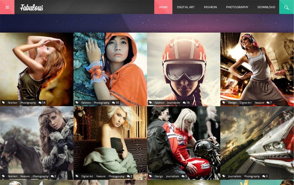 40+ Latest Free Gallery Style Blogger Templates 2022 4 Fabulous Responsive Blogger Template