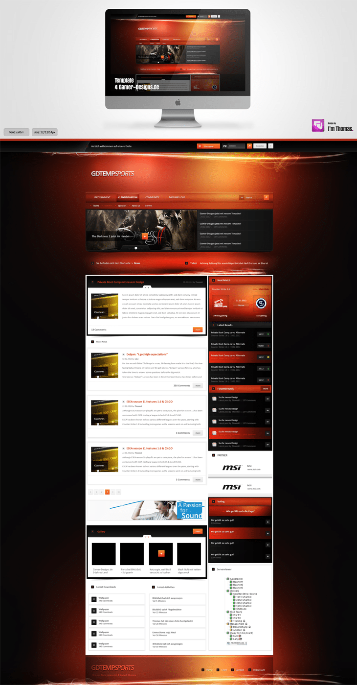 25 Awesome Game Website Designs for Your Inspiration 18 Gamer-Designs NEEEEEEEEXT