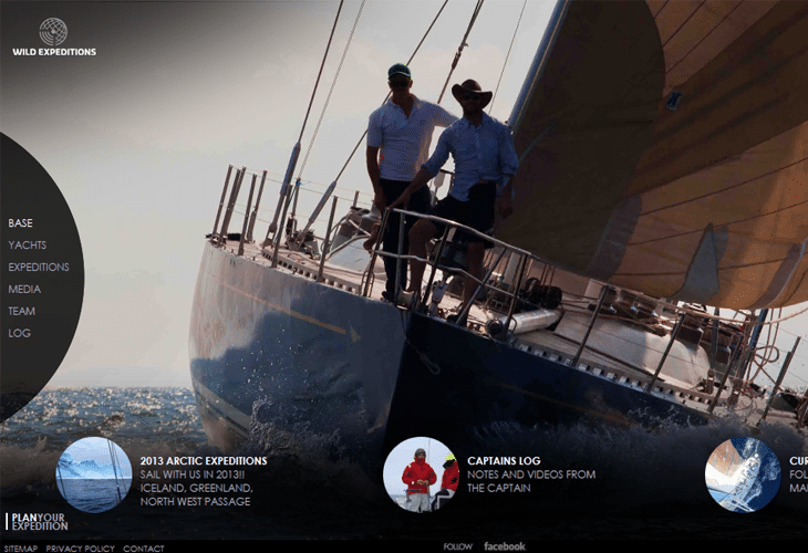 40 Best Examples of Circular Trends in Modern Web Design 7 Global Expedition Company