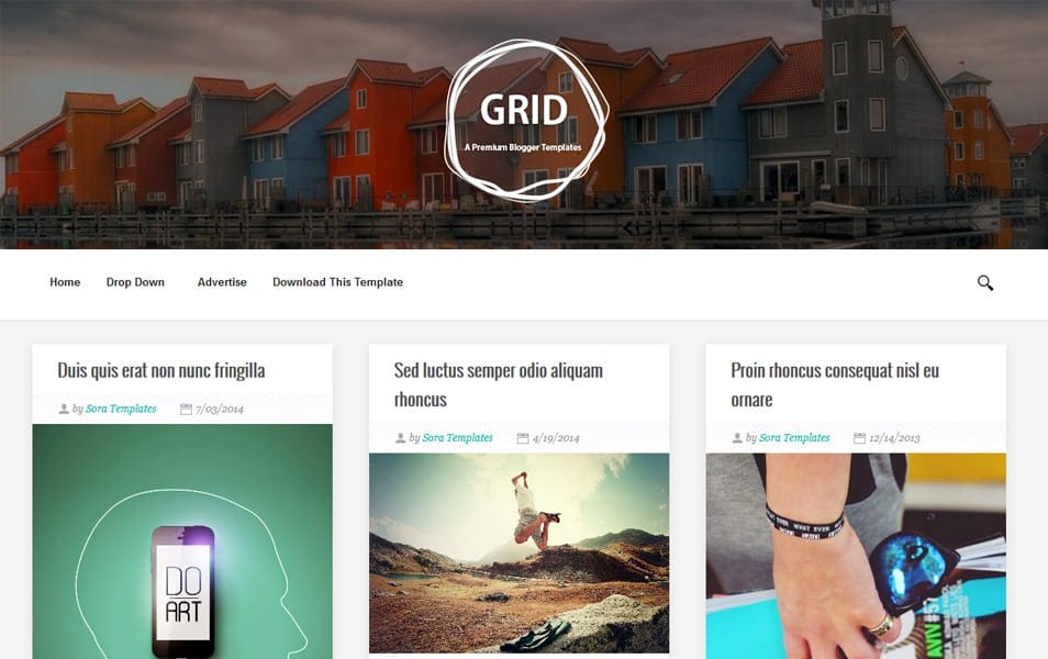 40+ Latest Free Gallery Style Blogger Templates 2022 9 Grid Responsive Blogger Template