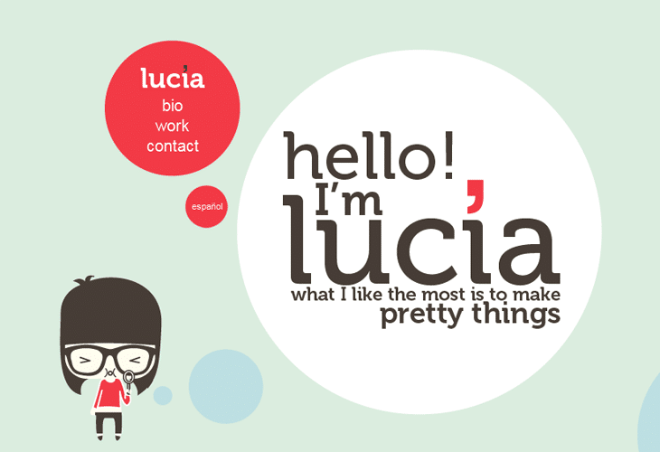 40 Best Examples of Circular Trends in Modern Web Design 20 Lucia Soto