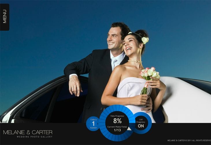 25 Premium Wedding Website Templates for Inspiration 7 Melanie & Carter Wedding Photo Gallery