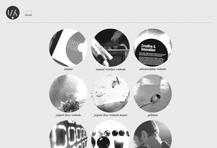 40 Best Examples of Circular Trends in Modern Web Design 12 Mickaël Larchevêque