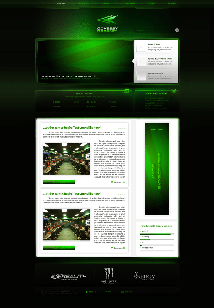 Odyssey Gaming - Website