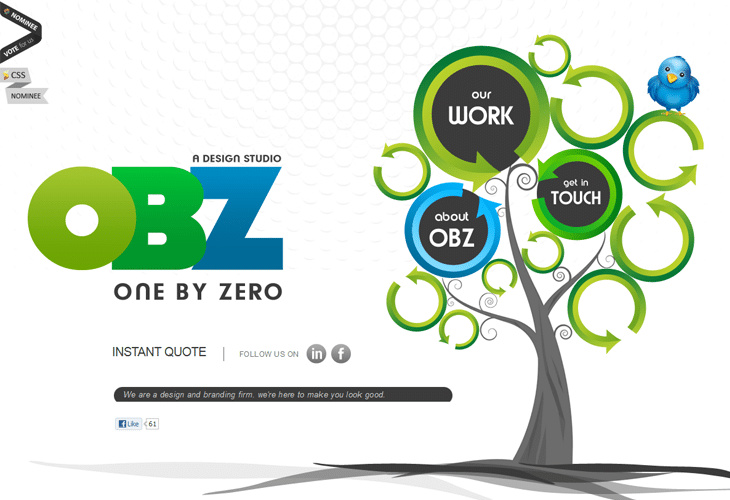 40 Best Examples of Circular Trends in Modern Web Design 22 OneByZero