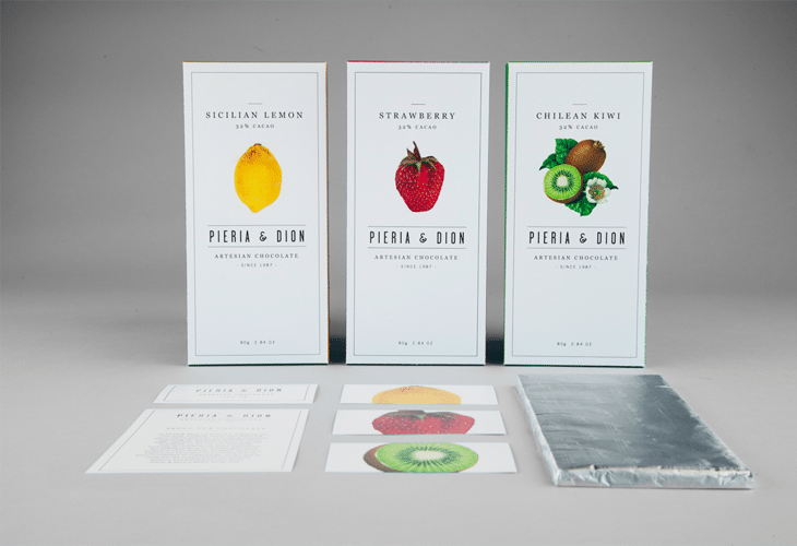 Pieria & Dion Packaging