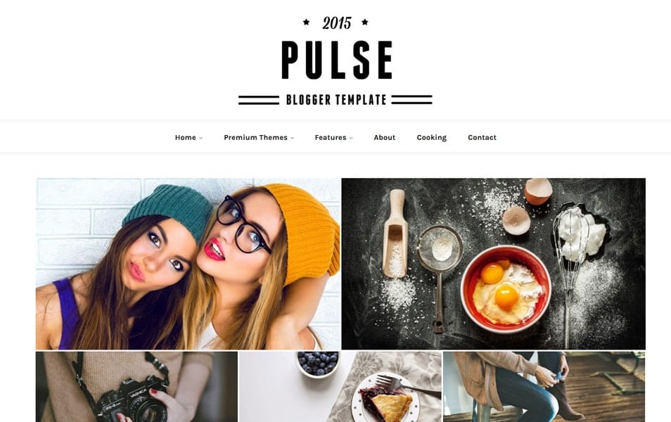 40+ Latest Free Gallery Style Blogger Templates 2022 13 Pulse Responsive Blogger Template