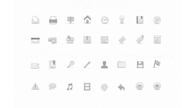 Soft Media Icons Set Vol 2