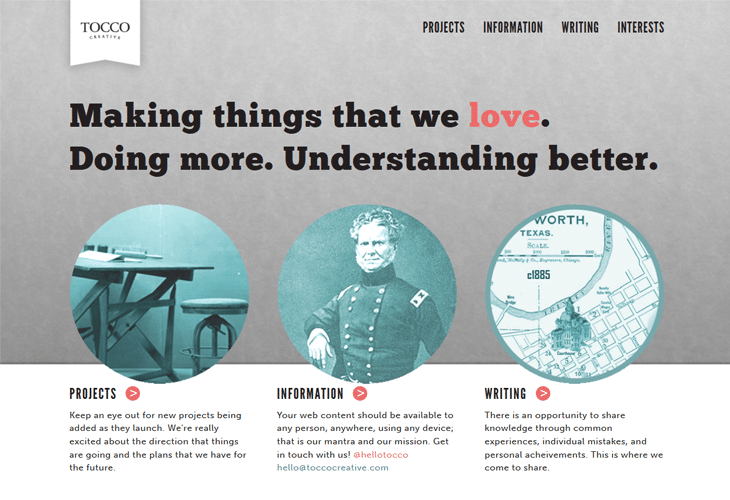 40 Best Examples of Circular Trends in Modern Web Design 30 Tocco Creative