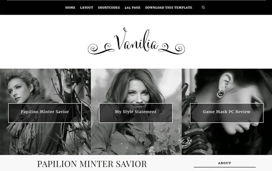 40+ Latest Free Gallery Style Blogger Templates 2022 25 Vanilia Responsive Blogger Template