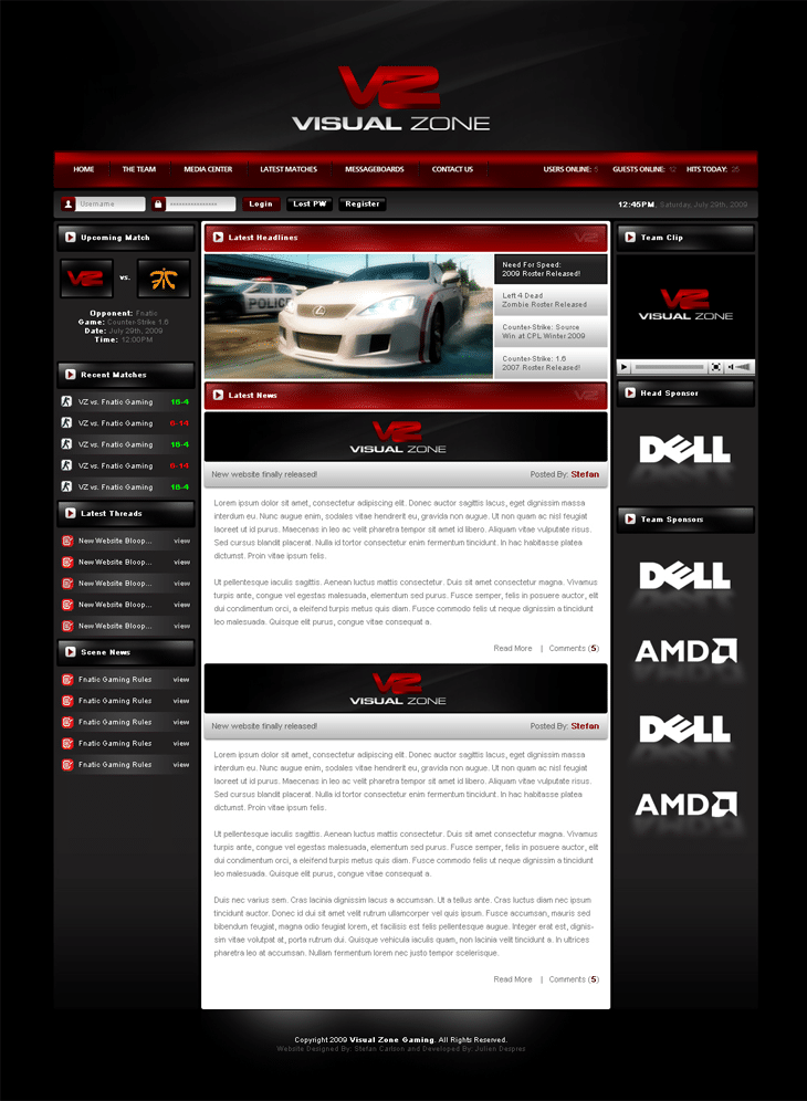 25 Awesome Game Website Designs for Your Inspiration 6 Visual Zone Gaming Website