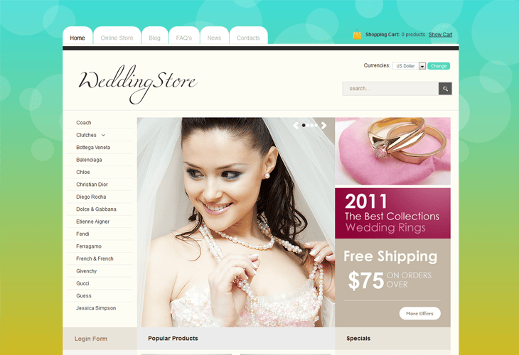 25 Premium Wedding Website Templates for Inspiration 4 Wedding Store
