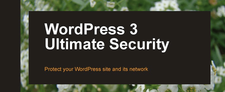 WordPress 3 Ultimate Security