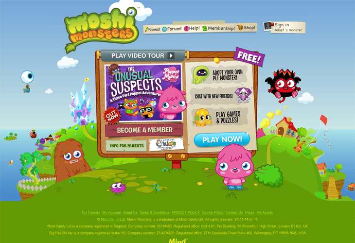 moshimonsters moshimonsters