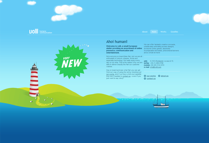 volll Websites With Vector Landscapes