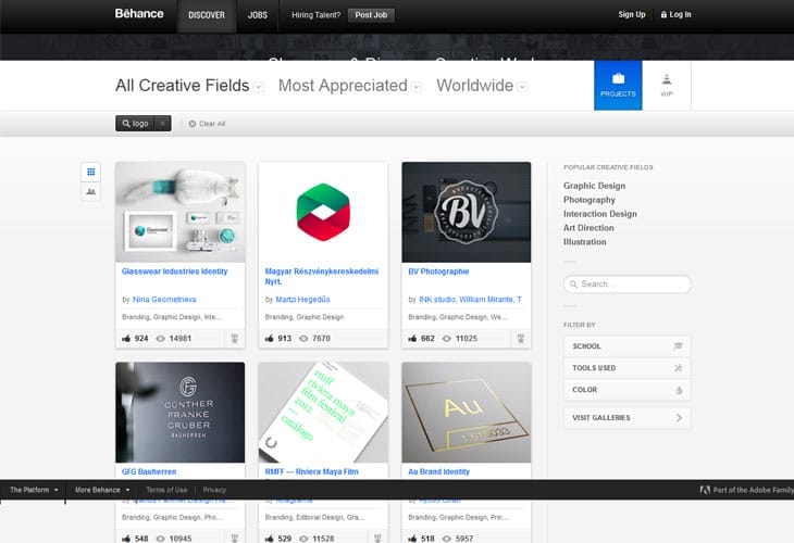 25 Useful Logo Design Inspiration Galleries 19 Behance