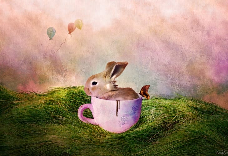 50 Beautiful Easter Wallpapers 66 Chocolate Bunny'