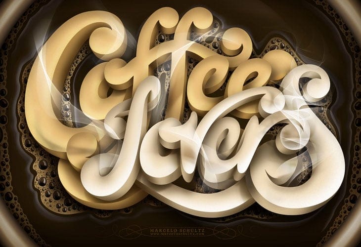 Coffee-Lovers Typography Design